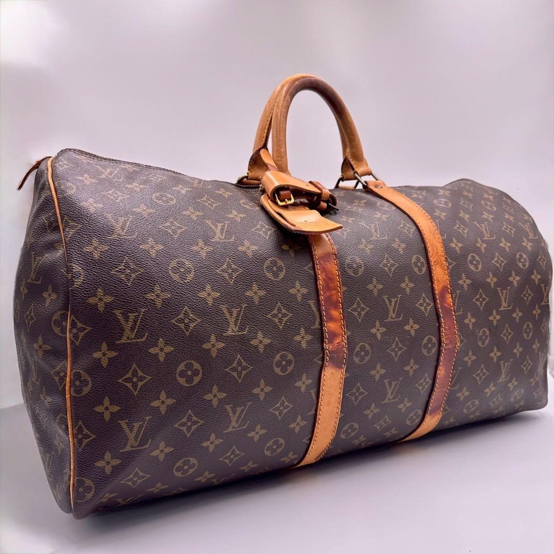 LOUISVUITTON ルイヴィトン モノグラム キーポル55 ボストンバッグ
