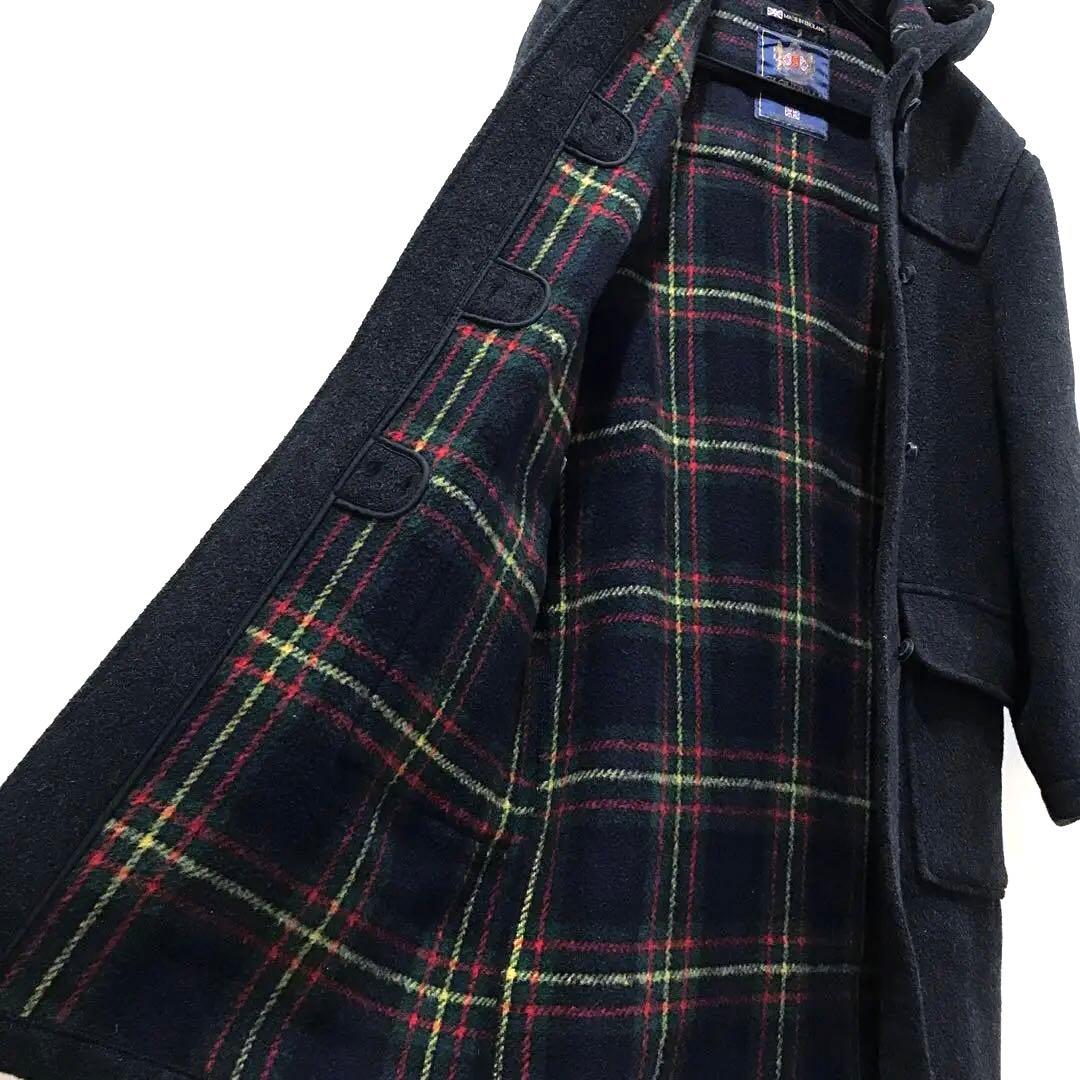 ★良品★GLOVERALL グローバーオール ダッフルコート 裏地チェック 38