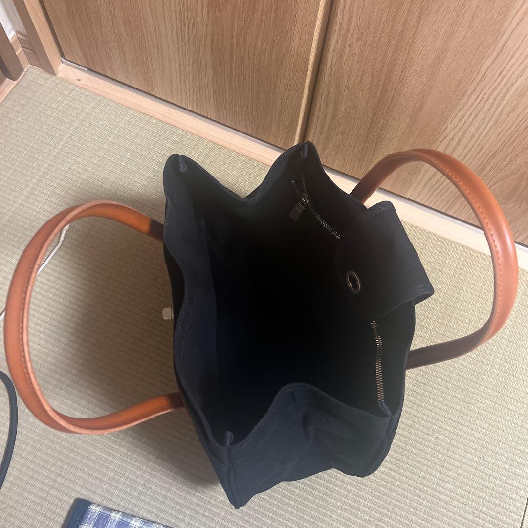一澤信三郎帆布 手持ちバッグ トートバッグ レザーハンドル