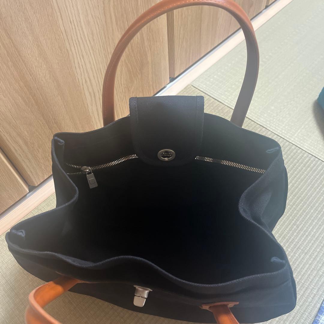 一澤信三郎帆布 手持ちバッグ トートバッグ レザーハンドル