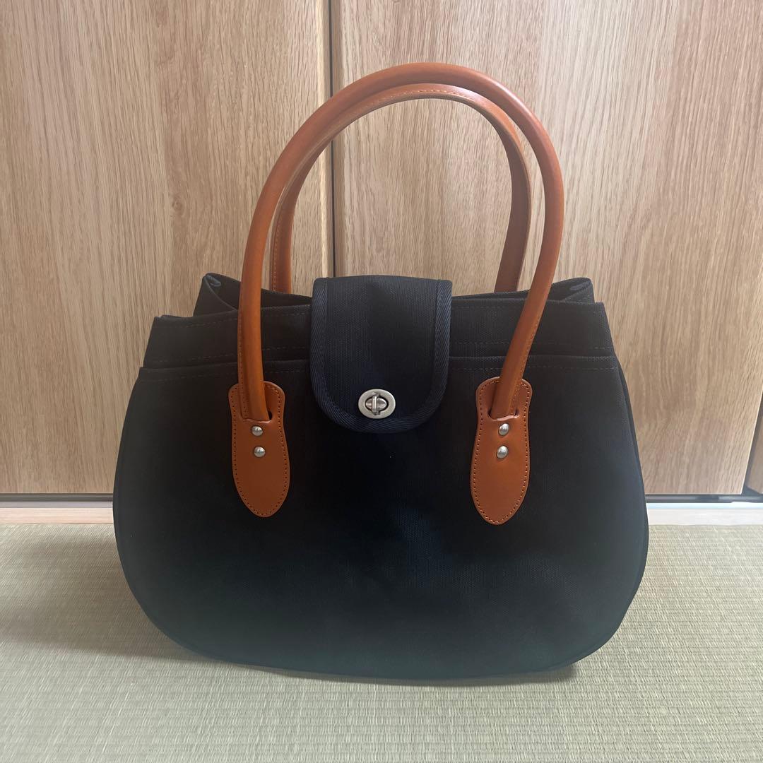 一澤信三郎帆布 手持ちバッグ トートバッグ レザーハンドル