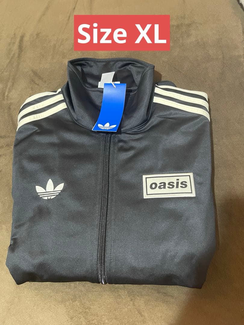 adidas oasis ジャージ black 新品タグ付き　SizeXl