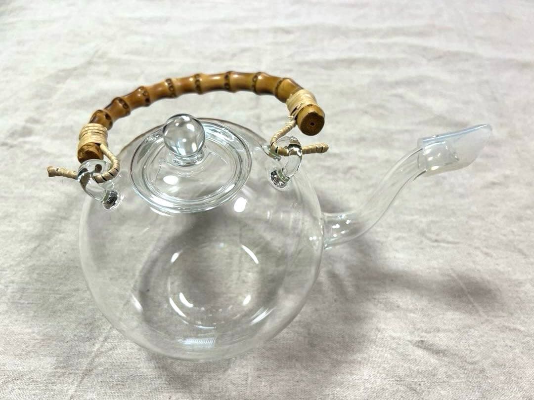 日ノ出化学製作所 ガラスポット 取手2種類付 Mサイズ