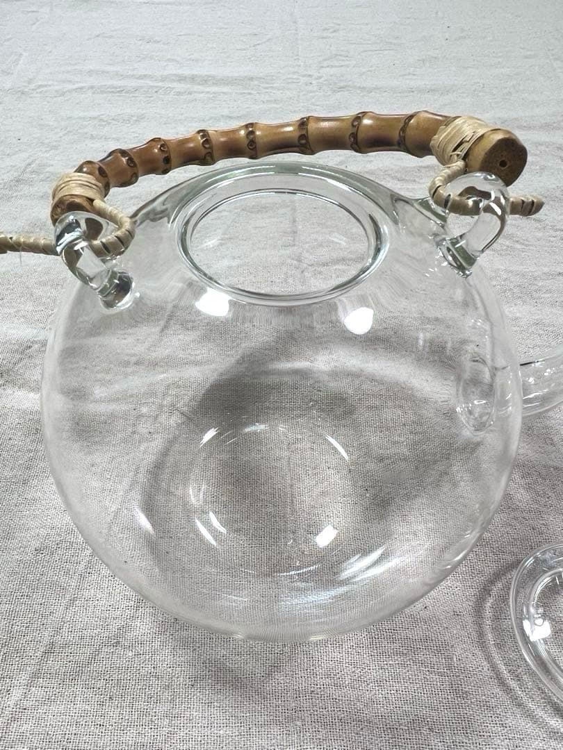 日ノ出化学製作所 ガラスポット 取手2種類付 Mサイズ