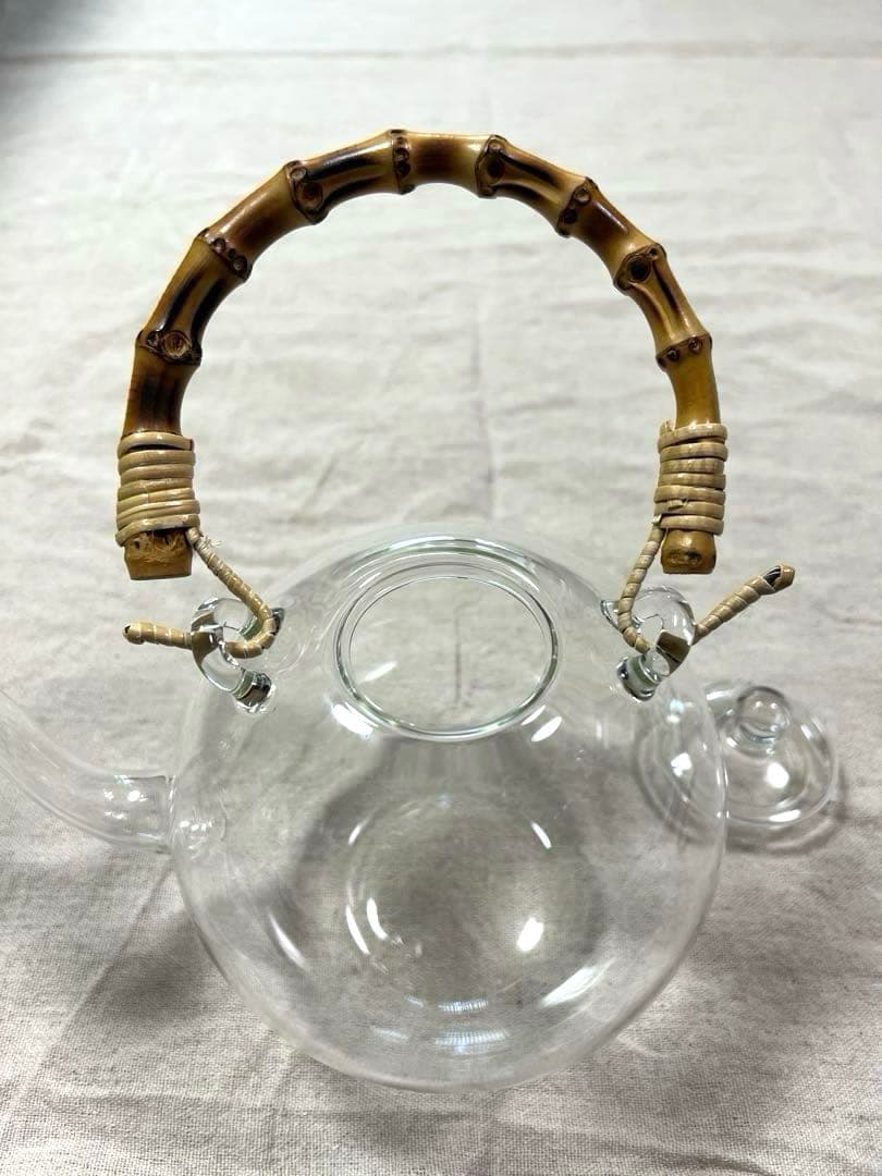 日ノ出化学製作所 ガラスポット 取手2種類付 Mサイズ