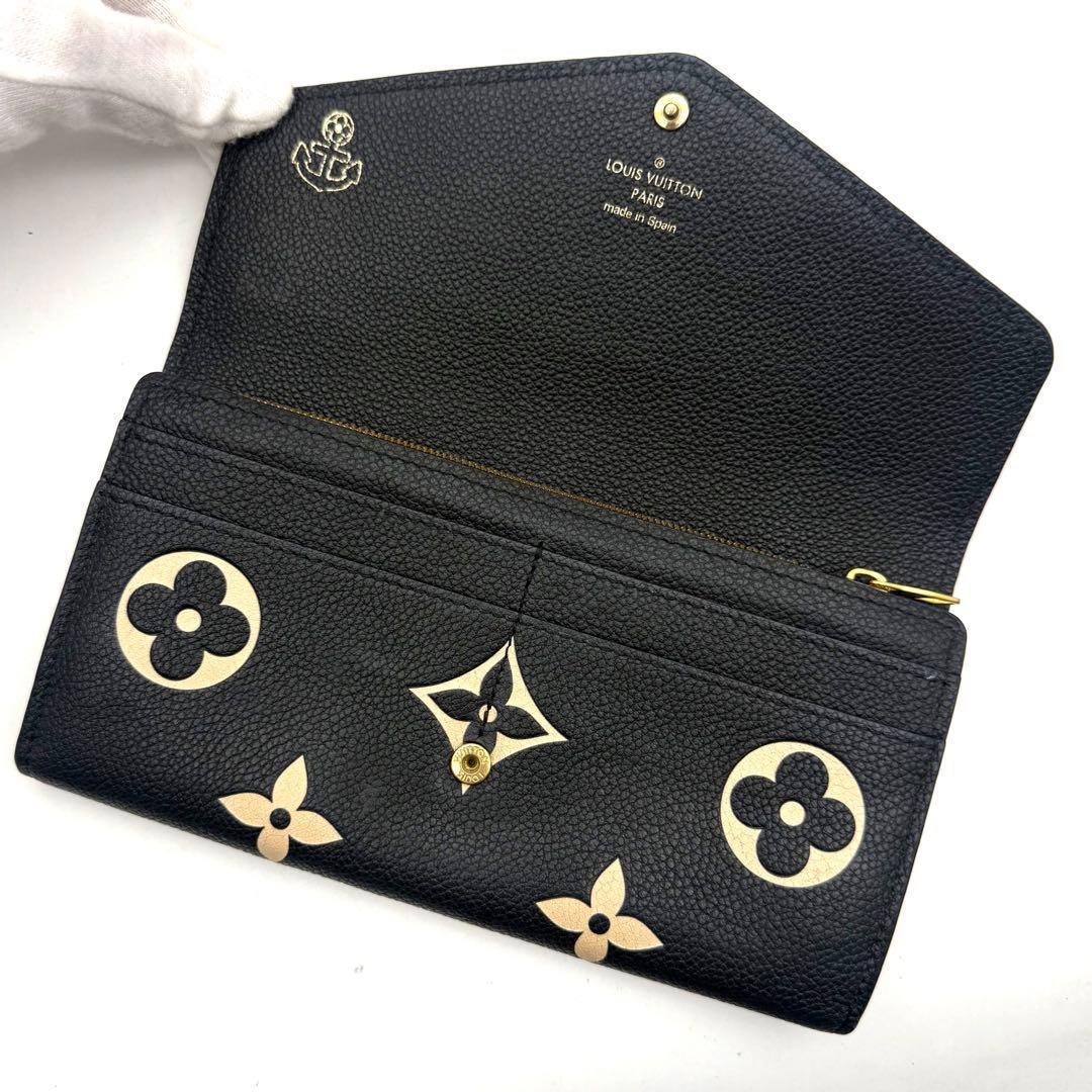 【極上美品】ルイヴィトン モノグラム バイカラー ポルトフォイユ サラ 長財布