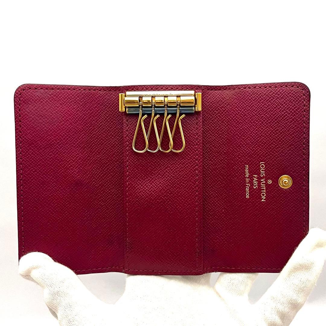 ルイヴィトン 　キーケース　 モノグラム　ミュルティクレ　4 フューシャ