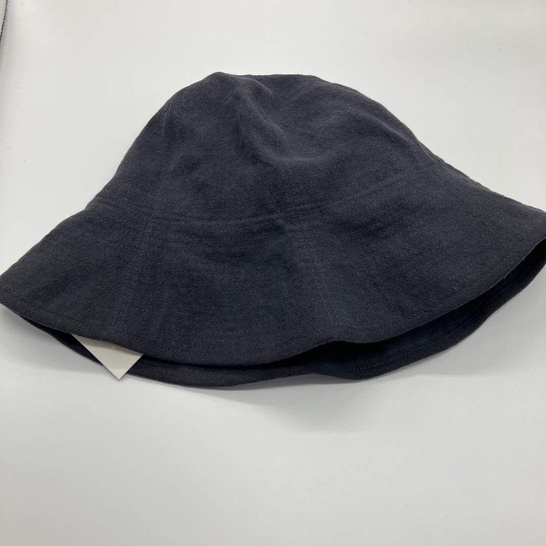 Nine Tailor リネンハット チャコールグレー