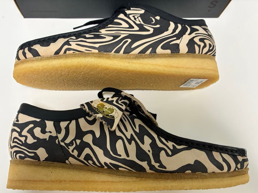 Clarks Wallabee lo wu-tang ワラビークラークスウータン