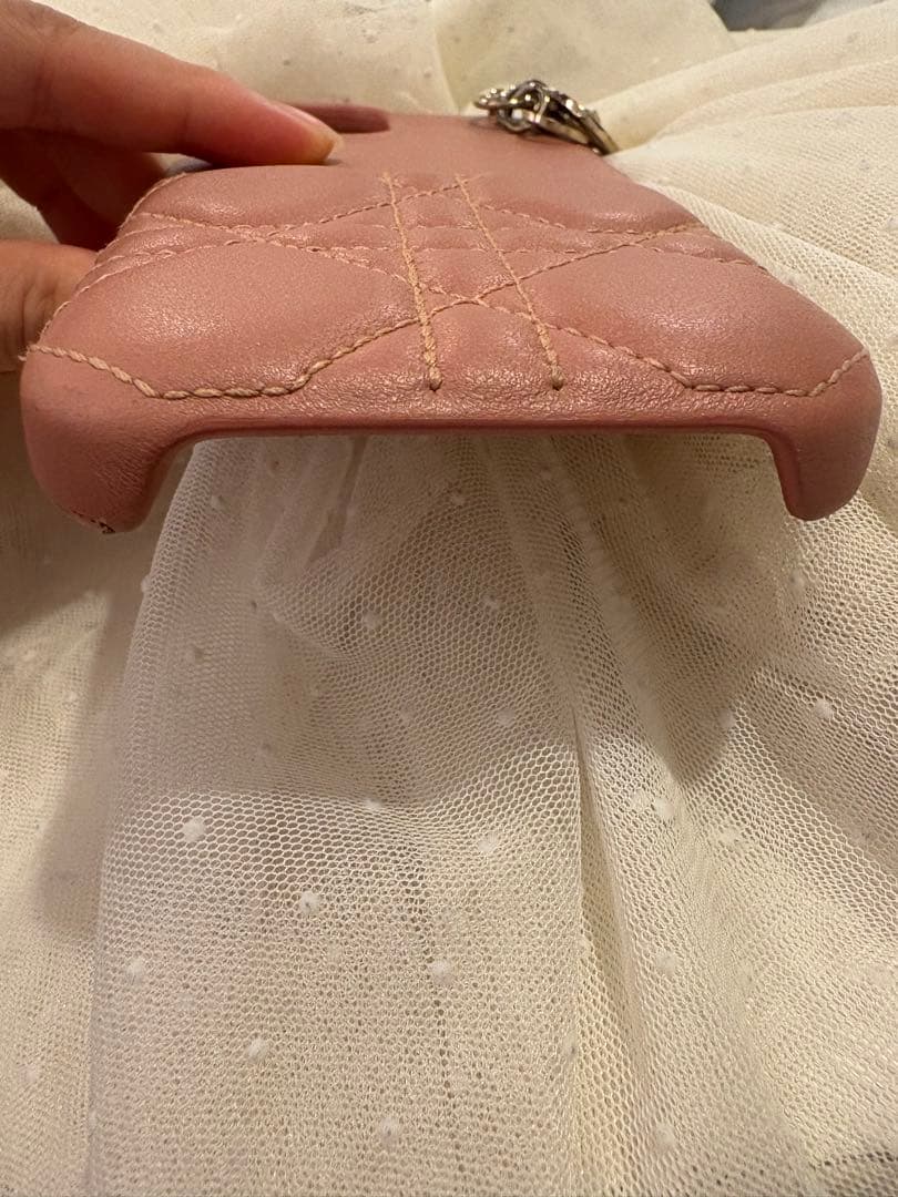 Christian Dior ピンクレザー iPhoneケース　iPhone13