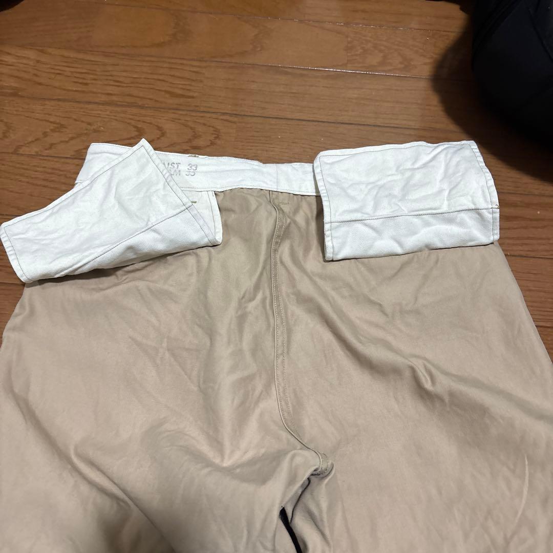 ちぇ！41カーキ　.US.ARMY メタルボタン　チノパン　軍パン