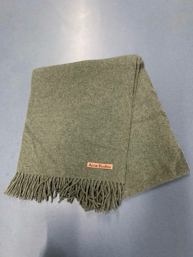 Acne Studios フリンジウールスカーフ オーバーサイズ CA0209