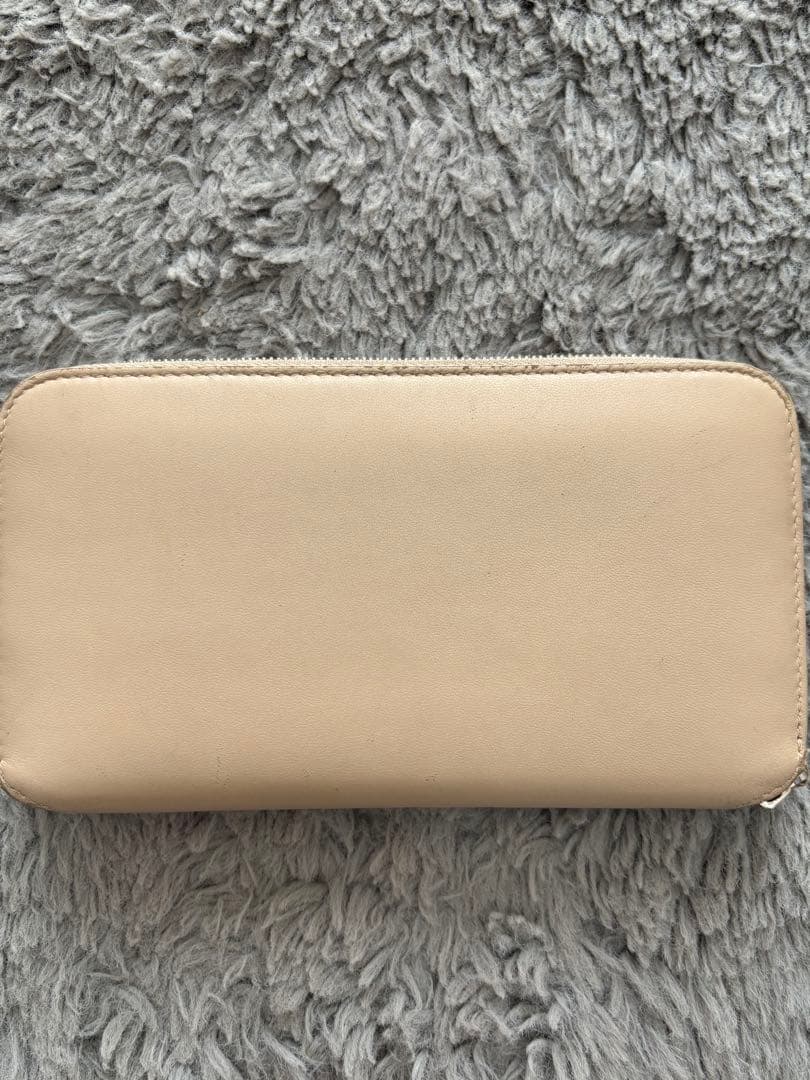 BALENCIAGA ベージュ 長財布 収納袋付き