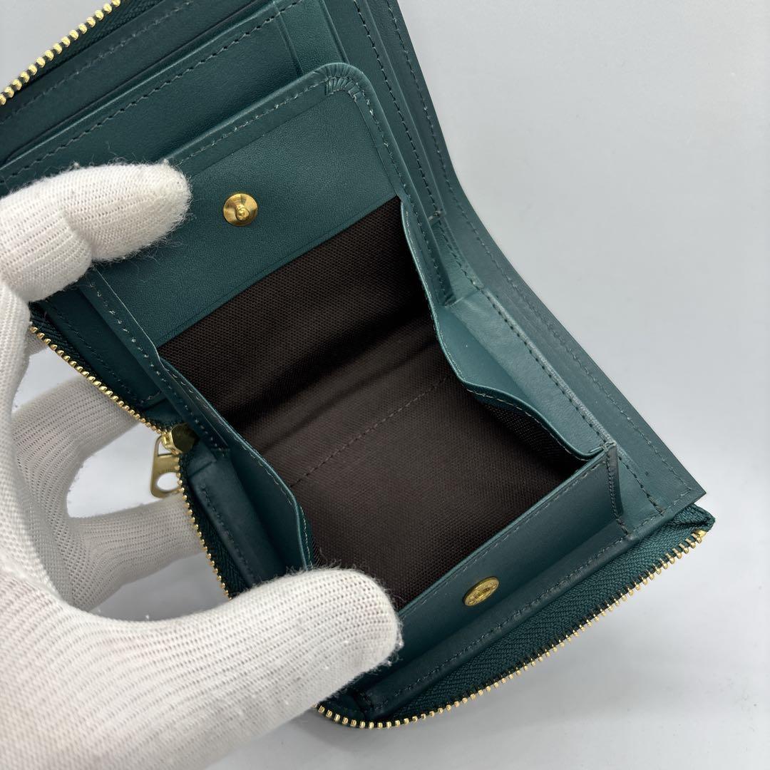 【未使用品】レンマ　クルバ　L字財布　ペトローリオ　プエブロレザー