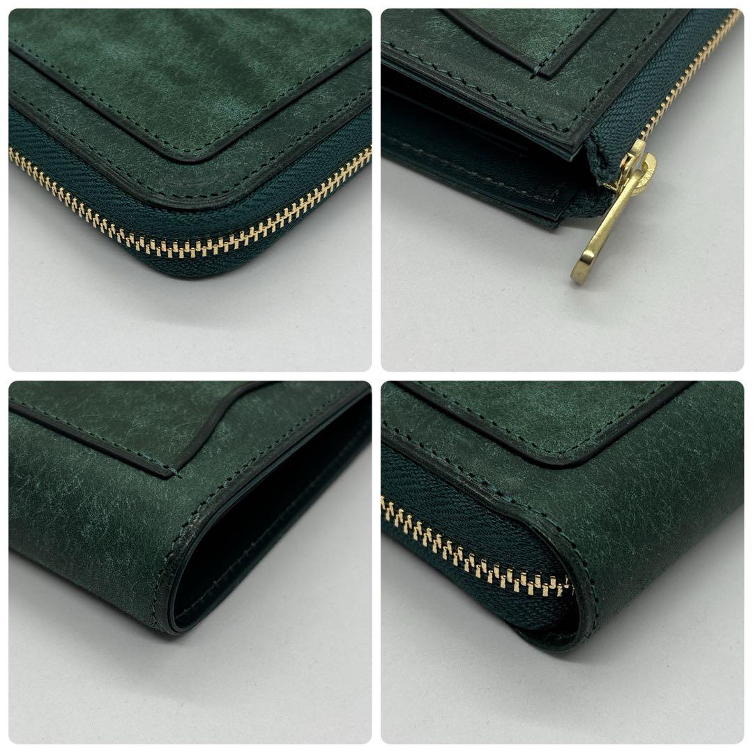 【未使用品】レンマ　クルバ　L字財布　ペトローリオ　プエブロレザー