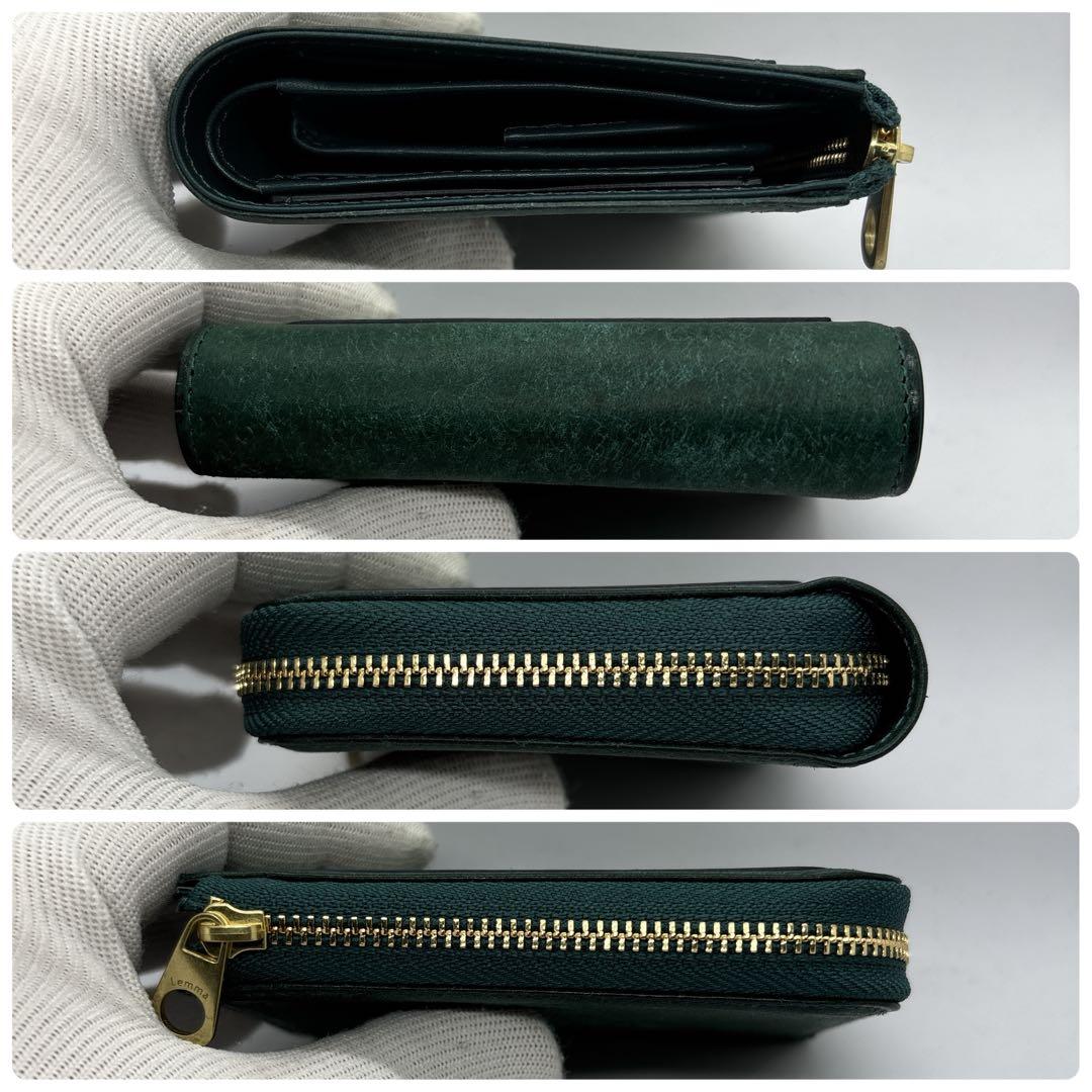 【未使用品】レンマ　クルバ　L字財布　ペトローリオ　プエブロレザー