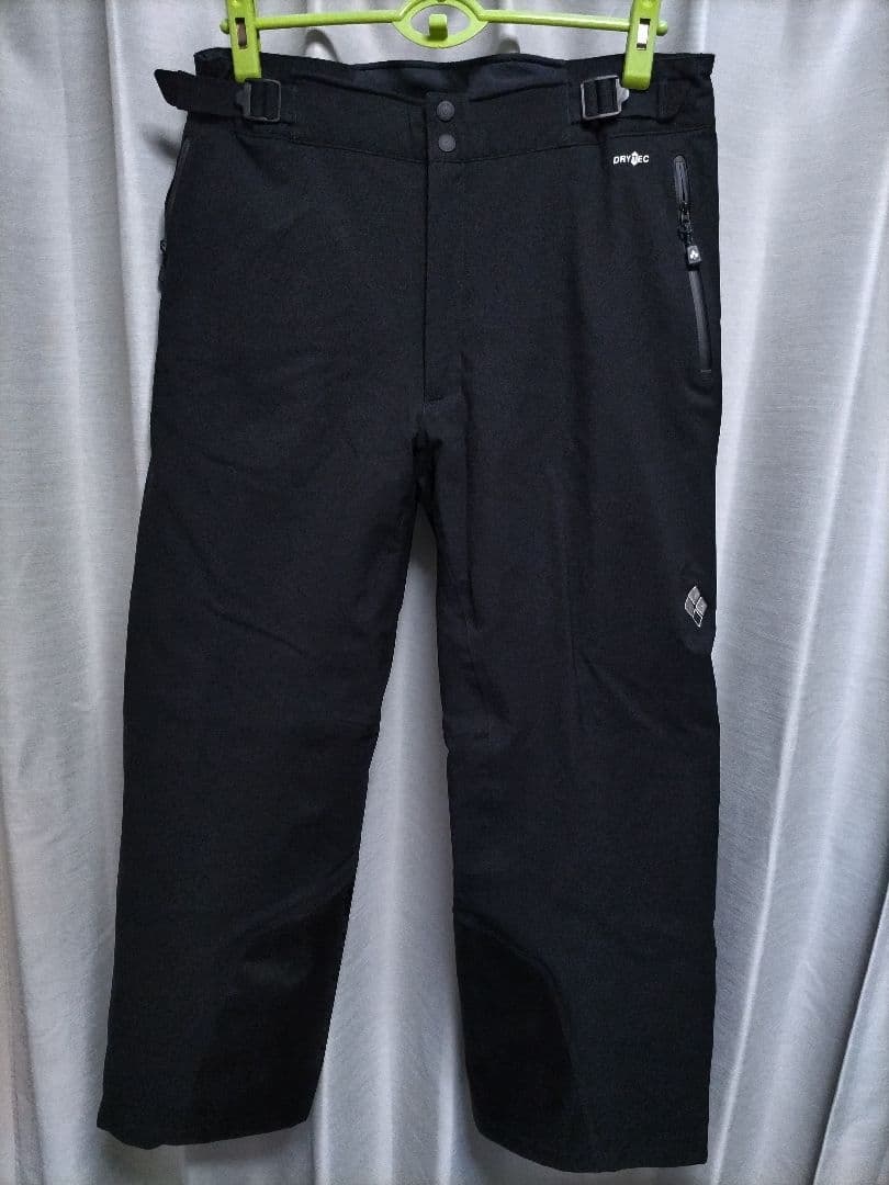 美品　モンベル ドライテックインシュレーテッドパンツ 黒