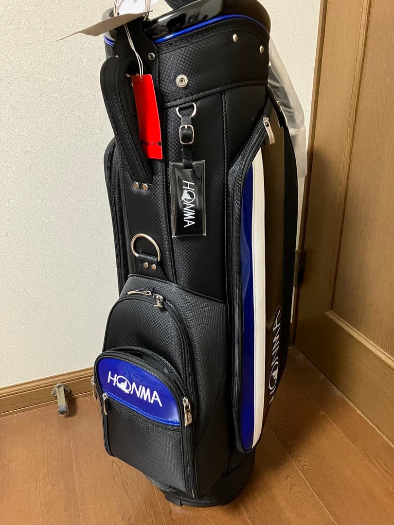 HONMA キャディバッグ 黒・青