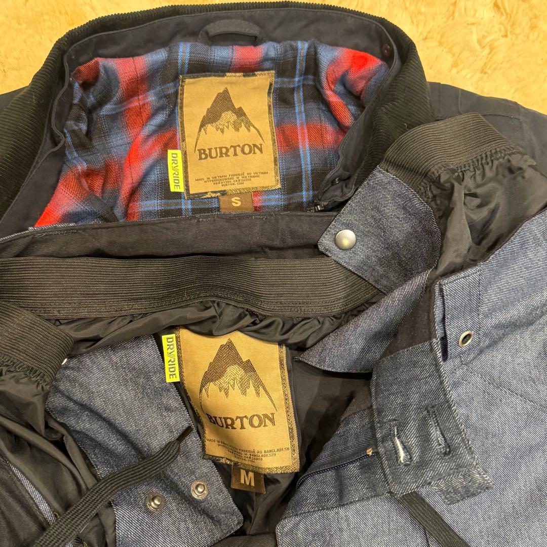送料込！Burton スノーボードウェア 上下セットアップ バートン
