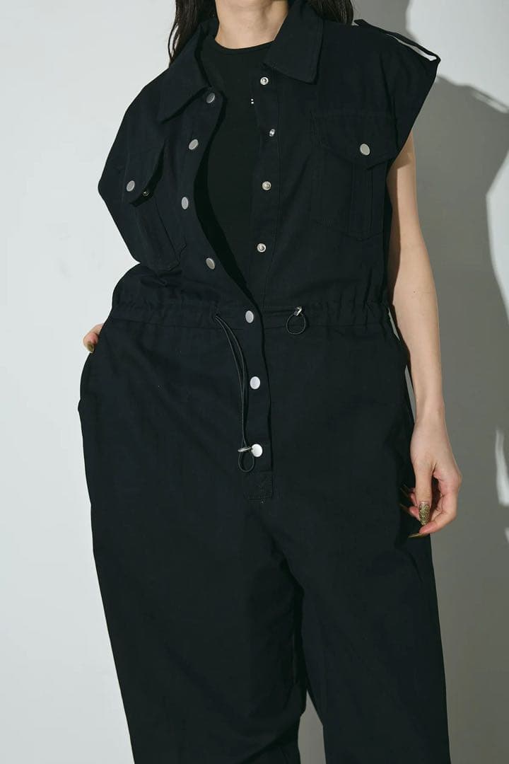 ⭐️andrea&co【AUBREY】⭐️完売ダブルポケットドロストオールインワン