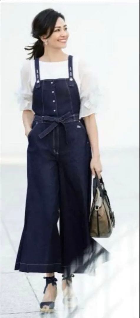 エムズグレイシー カタログ掲載　デニムサロペット　42 ❤️70%引き