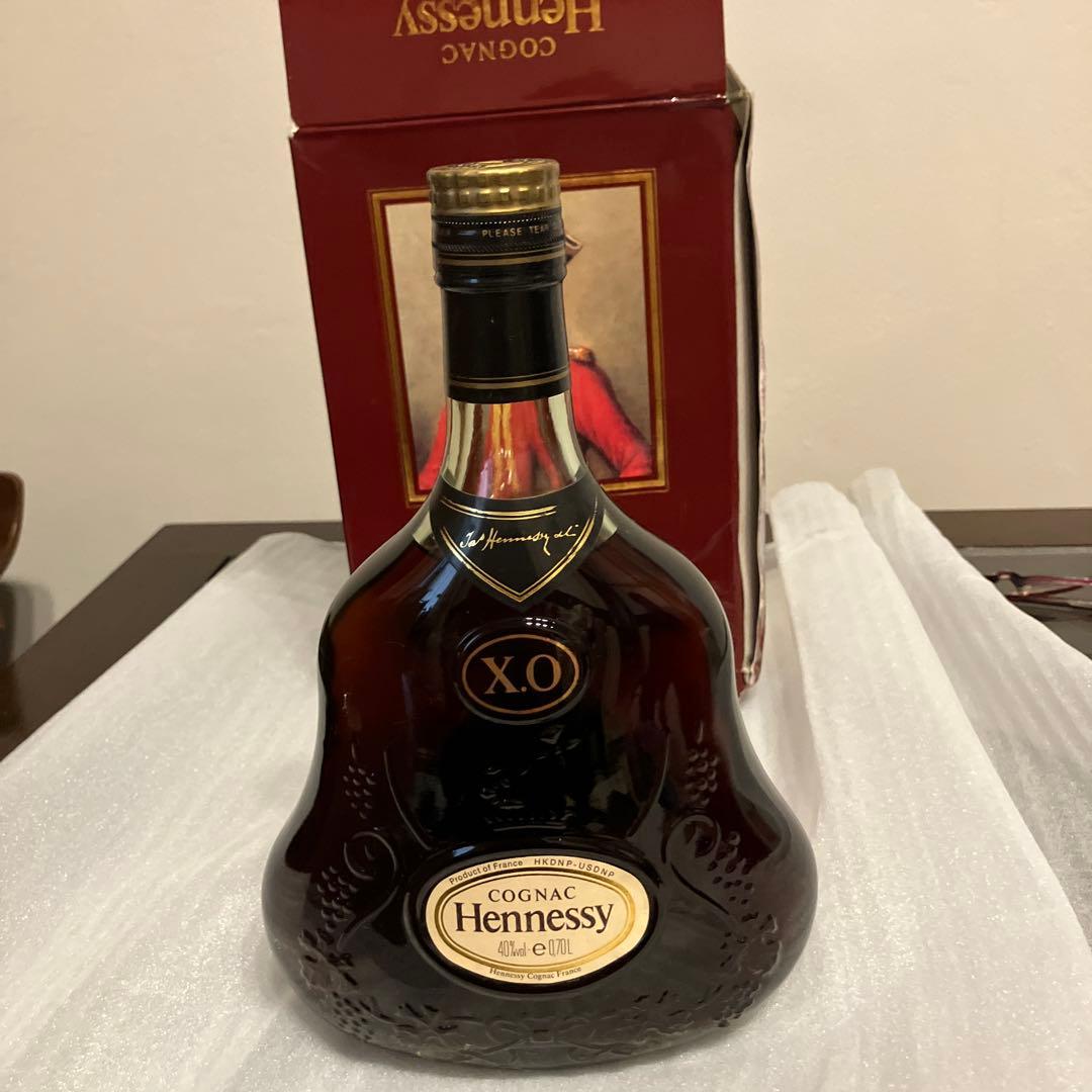 Hennessy X.O. コニャック 化粧箱付き