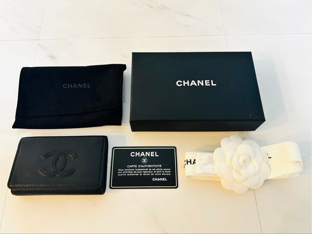 【ぶたっちゃ】CHANEL シャネル キーケース キーリング