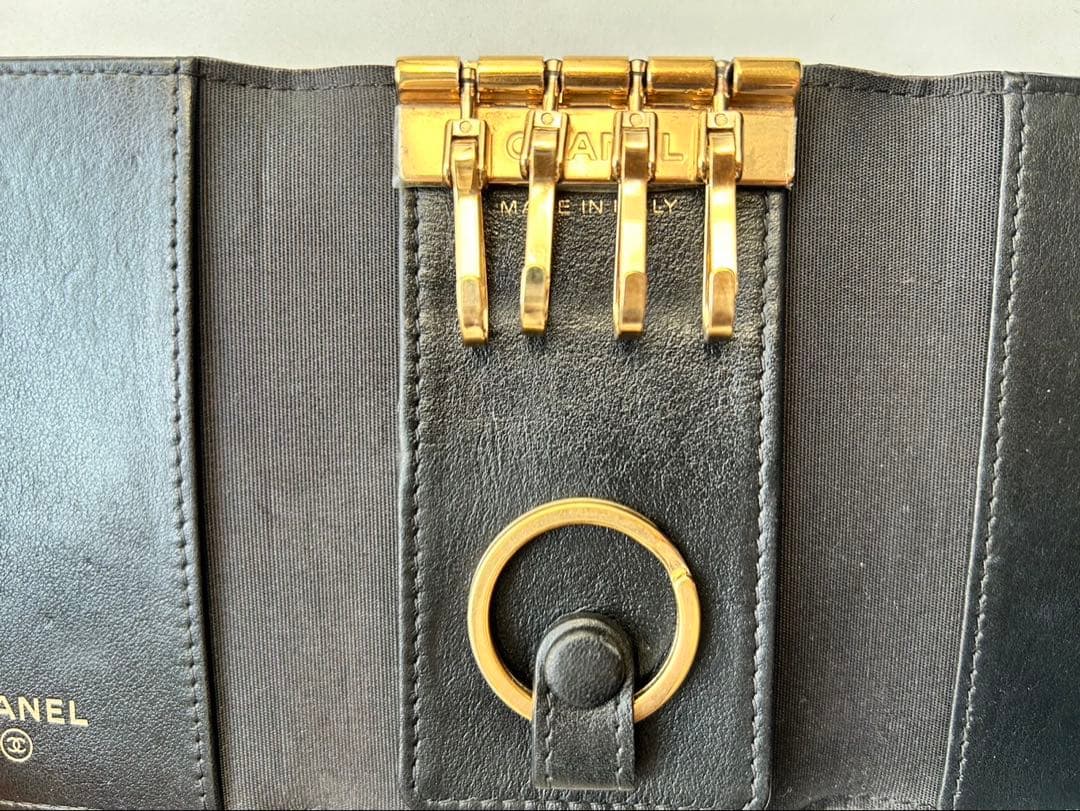 【ぶたっちゃ】CHANEL シャネル キーケース キーリング
