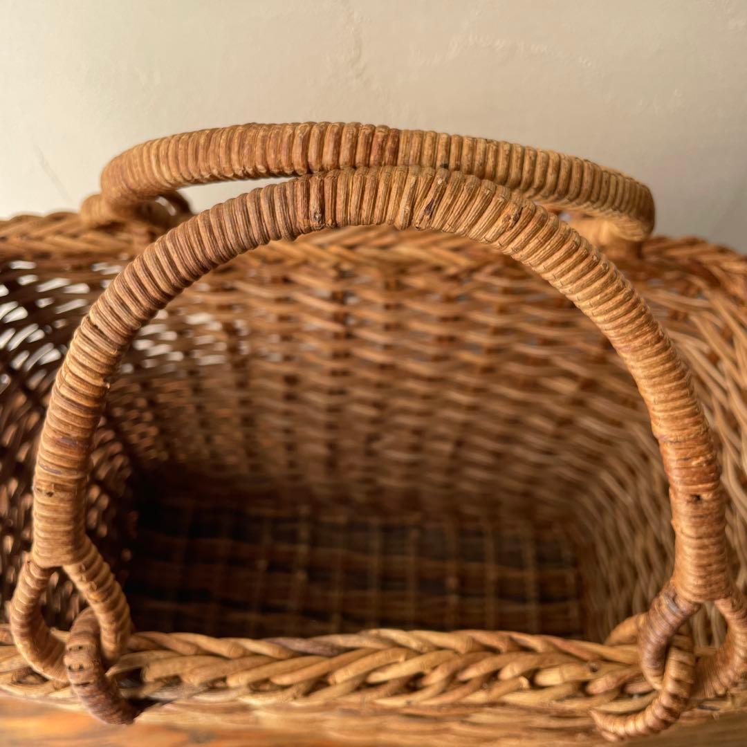 あけび かごバッグ 蔦 手仕事 民芸 工芸 手提げ