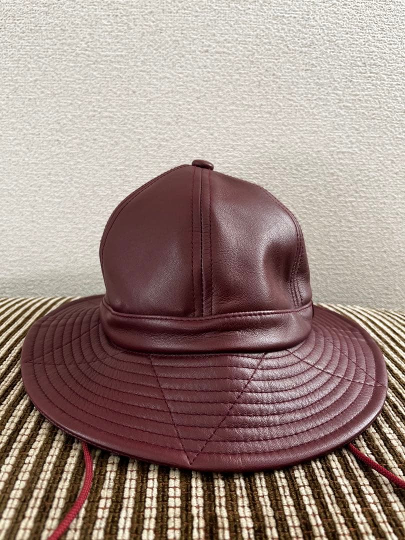 エンダースキーマ レザー　バケットハット