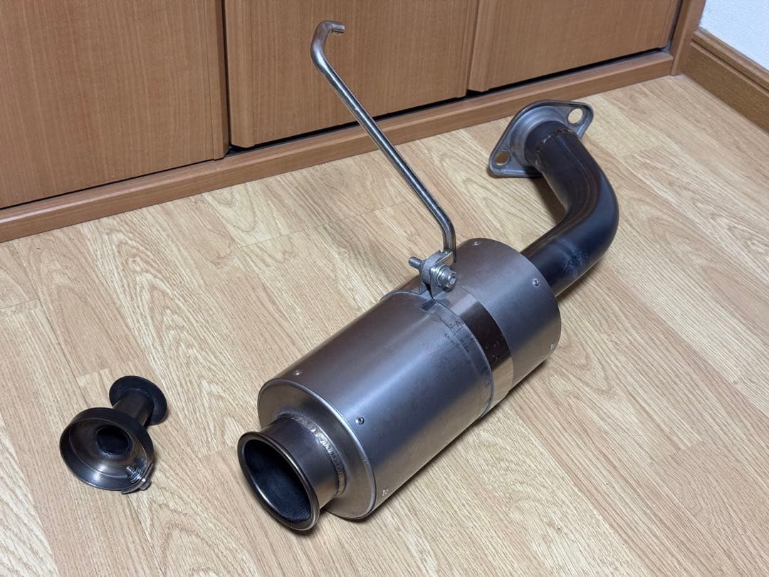 H*i様 RSマッハ N1チタンマフラー ホンダ ビート PP1 チタン製マフラ