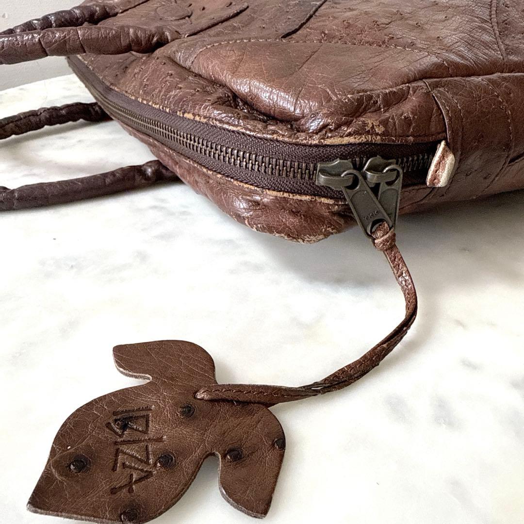 IBIZA♦︎イビサ　イビザ　ビジネスバッグ　オーストリッチ　ハンドバッグ　A4可