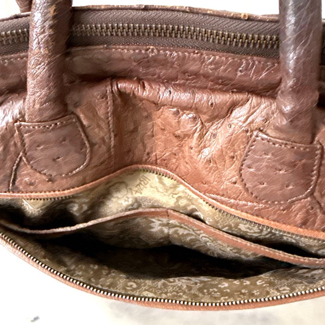 IBIZA♦︎イビサ　イビザ　ビジネスバッグ　オーストリッチ　ハンドバッグ　A4可