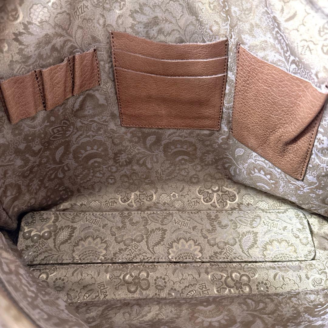 IBIZA♦︎イビサ　イビザ　ビジネスバッグ　オーストリッチ　ハンドバッグ　A4可