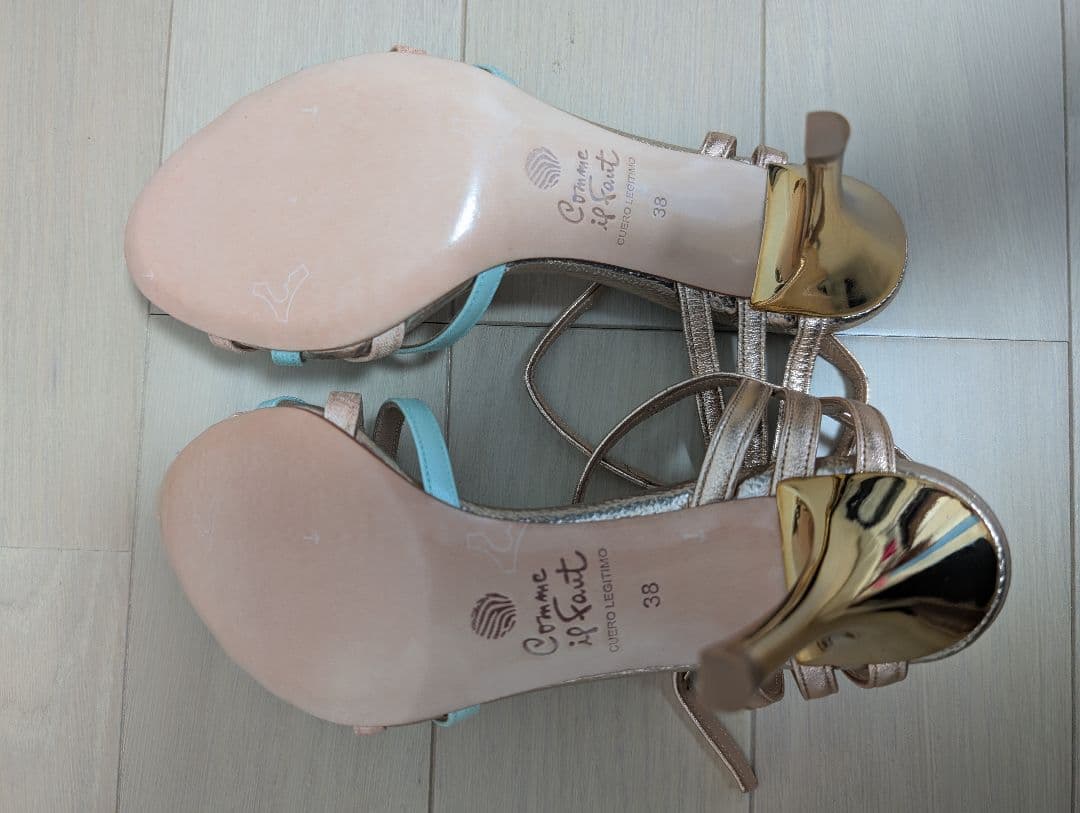 【コムイルフォー新品】タンゴシューズ ピンク ミントグリーン