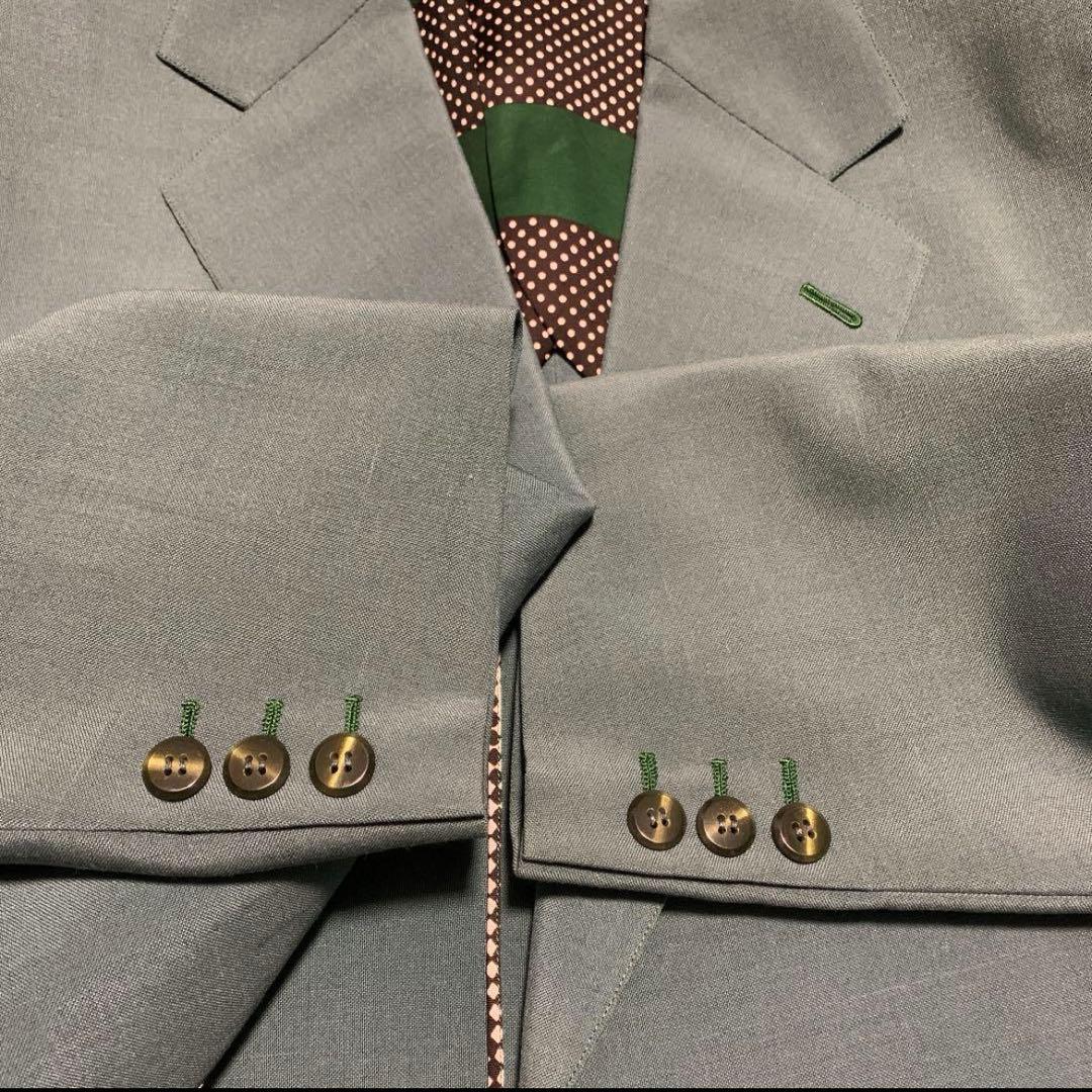 希少　50s エルメネジルドゼニア　カラーセットアップ　ヴィンテージ　メンズ古着