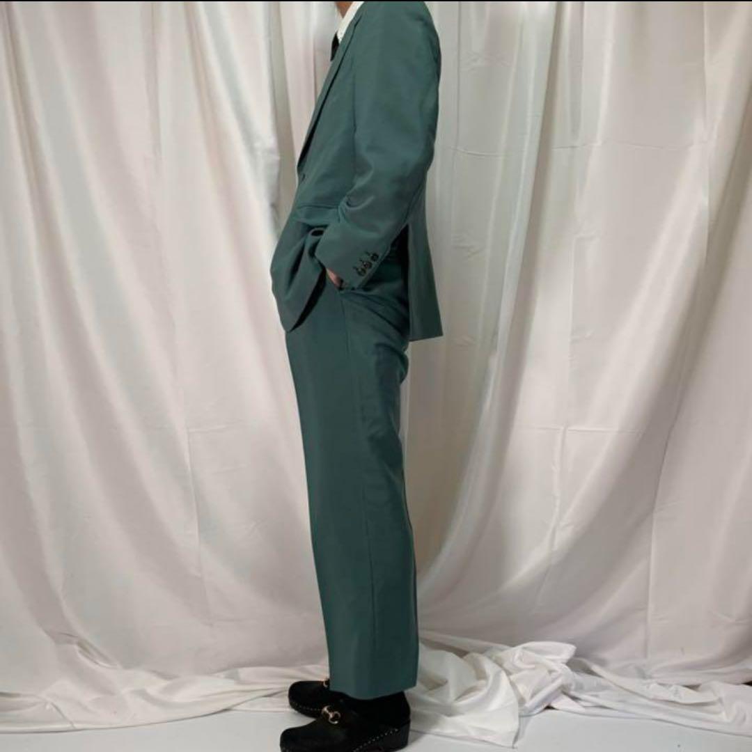 希少　50s エルメネジルドゼニア　カラーセットアップ　ヴィンテージ　メンズ古着