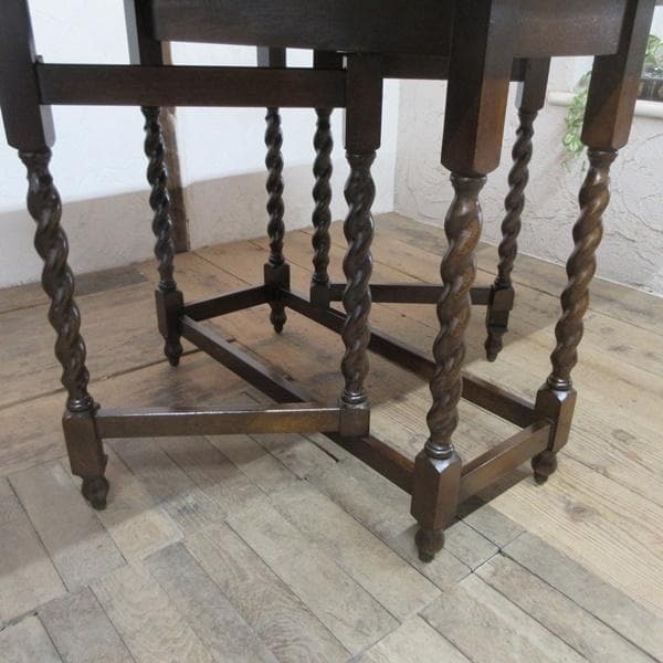 イギリス アンティーク 家具 ゲートレッグテーブル ダイニング 英国 6743d