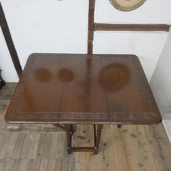 イギリス アンティーク 家具 ゲートレッグテーブル ダイニング 英国 6743d