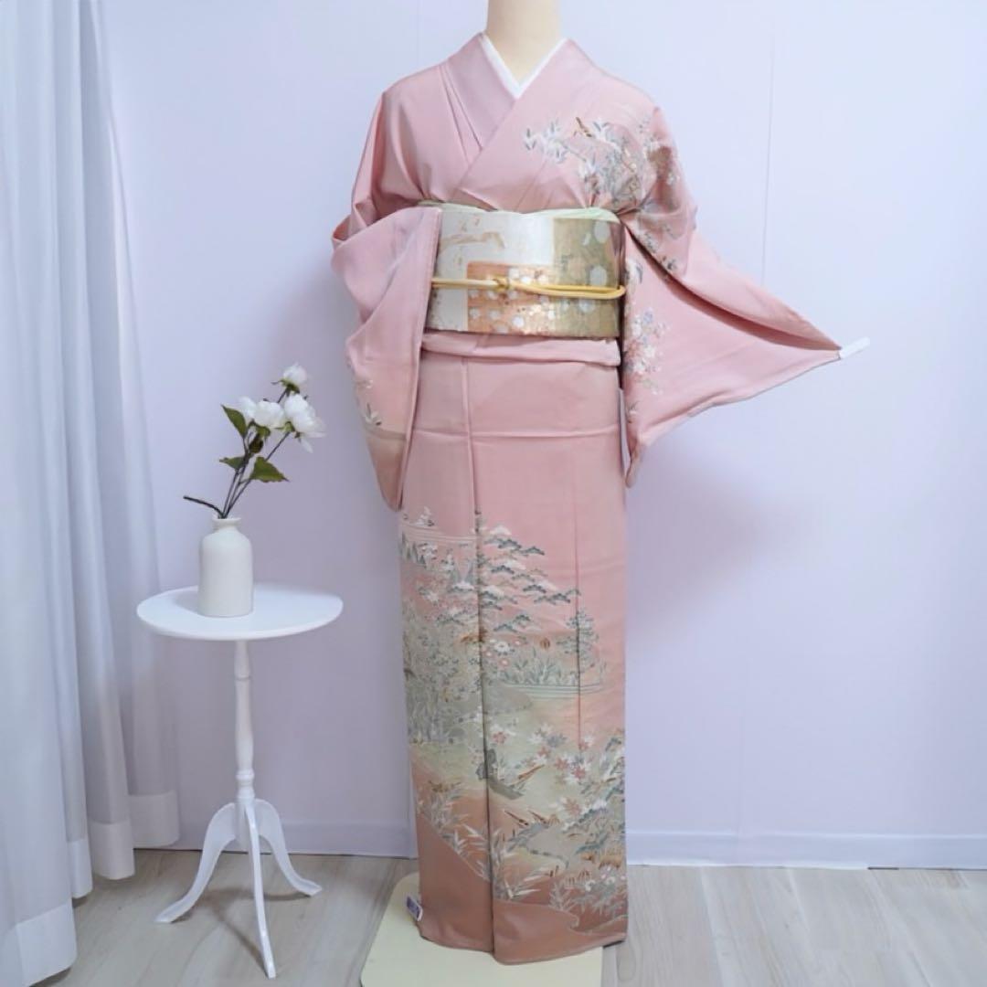 訪問着4点フルセット411 A七五三 お宮参り 卒業式　入学式　結婚式　未着用品