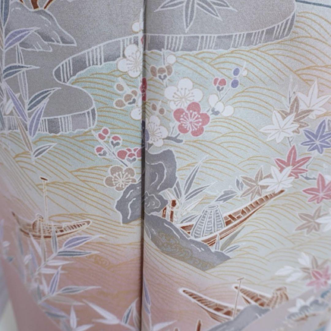 訪問着4点フルセット411 A七五三 お宮参り 卒業式　入学式　結婚式　未着用品