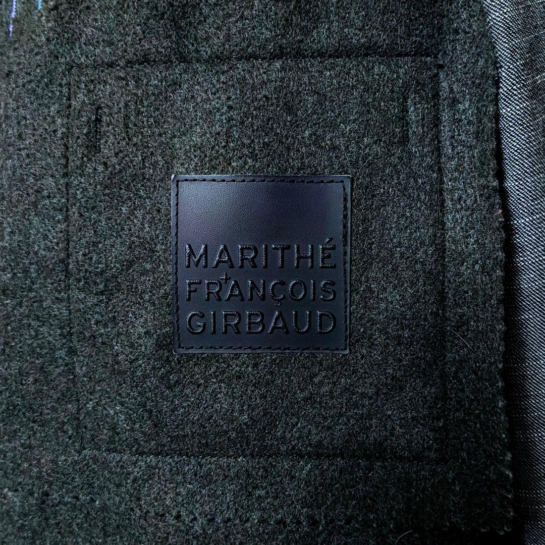 マリテフランソワジルボー 異素材 プリーツ ジャケット フーディ