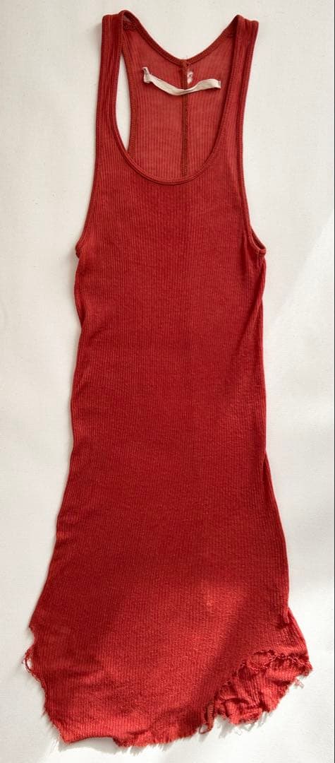 訳ありrick owens リックオウエンス リブ ノースリーブ 長袖カットソー