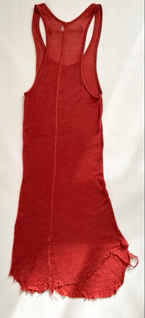 訳ありrick owens リックオウエンス リブ ノースリーブ 長袖カットソー