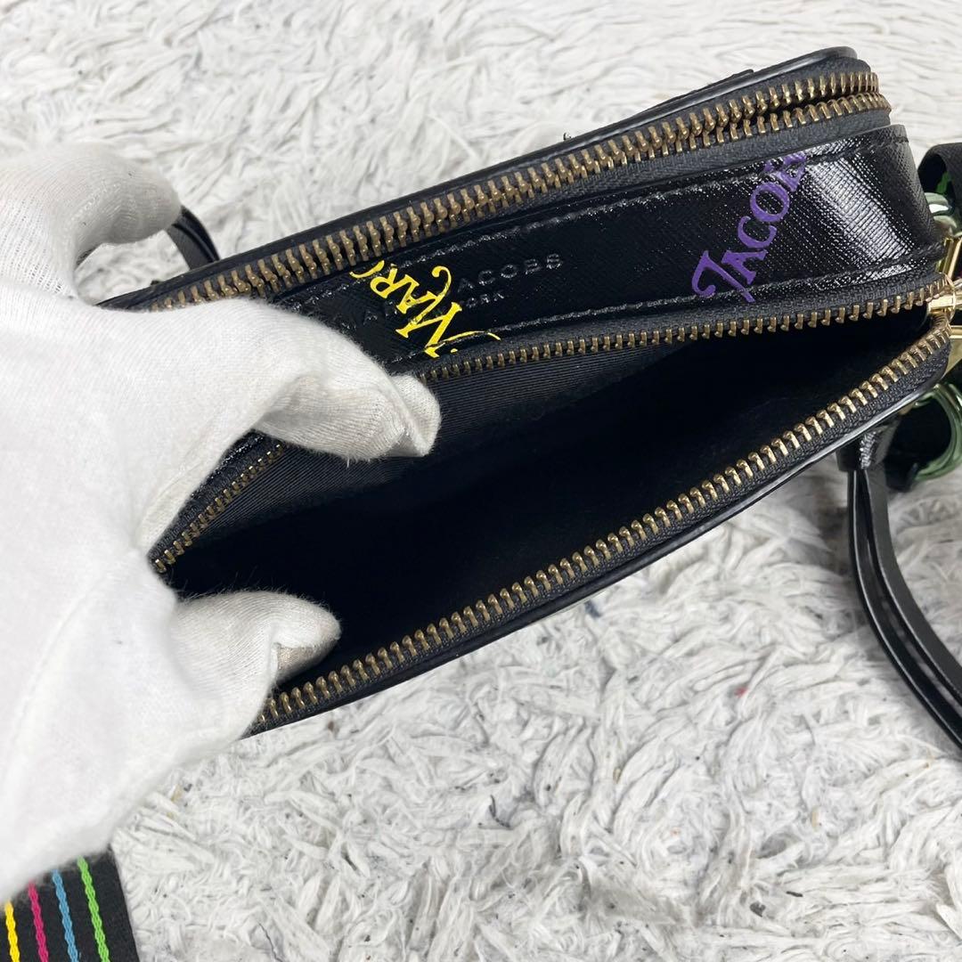 極美品 マークジェイコブス レザー 2WAY ショルダーバッグ スナップショット