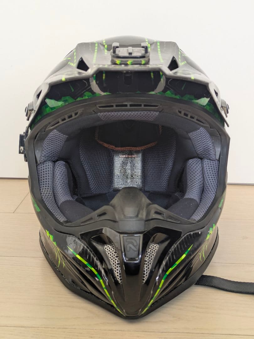 HJC×モンスターエナジーオフロードヘルメット&Fox AirSpaceゴーグル