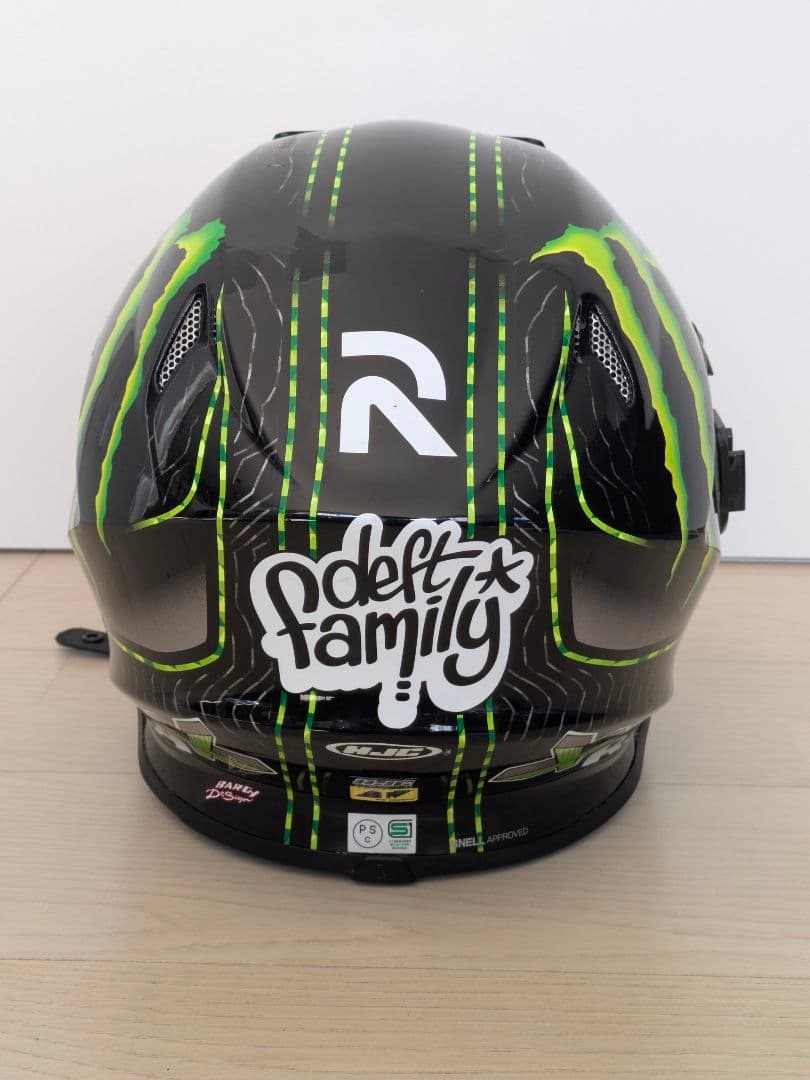 HJC×モンスターエナジーオフロードヘルメット&Fox AirSpaceゴーグル