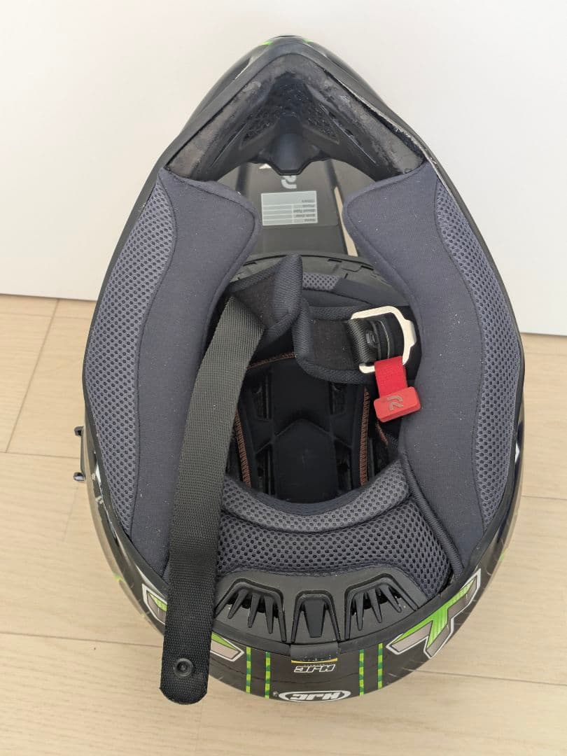 HJC×モンスターエナジーオフロードヘルメット&Fox AirSpaceゴーグル