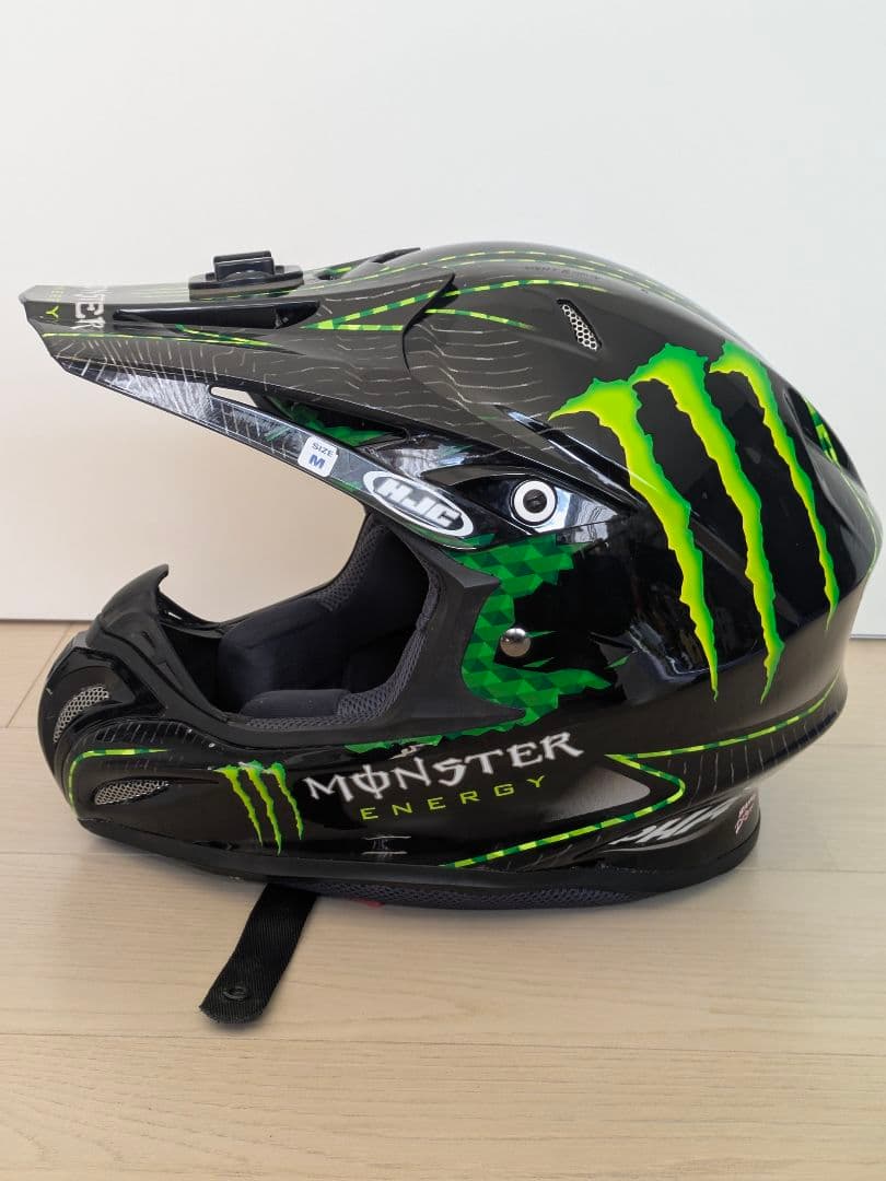HJC×モンスターエナジーオフロードヘルメット&Fox AirSpaceゴーグル