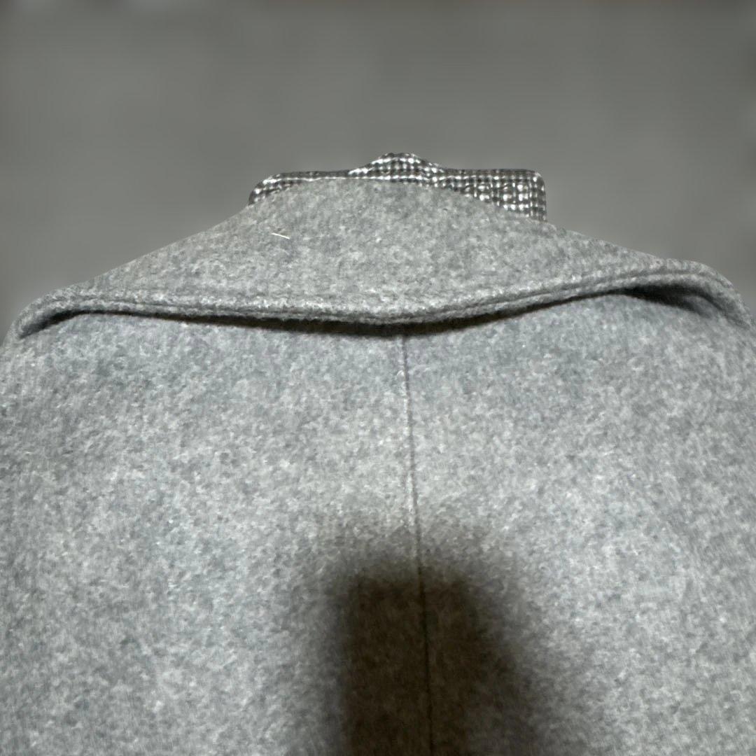 ショット U.S.740 肉厚メルトンウール ピーコート USA製 グレー 40